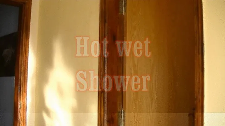 hot wet shower