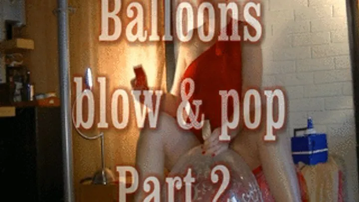 Ballons blow and pop 2