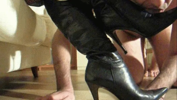 boot worship 2 close up