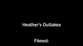 Heather's Outtakes DVD