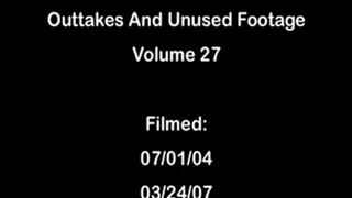Did That Just Happen? Outtakes And Unused Footage Volume 27 Full DVD