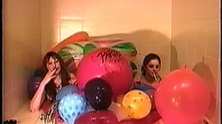 Pagan And Sonja With Balloons