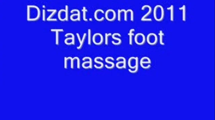 Taylors foot massage