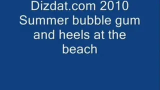 Summer...Bubble Gum and Heels at the Beach