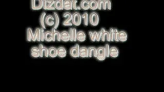 Michelle white shoe dangle