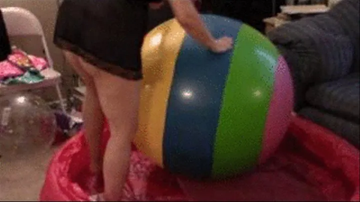 REPOST: IN WMV FOR :Deflating Giant Striped Beach Ball--10 9 14--MVI 6418