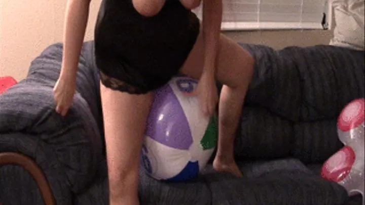 Grinding, Humping and Deflating 99 Cent Store Beach Ball--2 12 15--MVI 6930