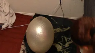 Bouncing and Grinding on Exercise Ball with Pillow on it--12 15--MVI 7071