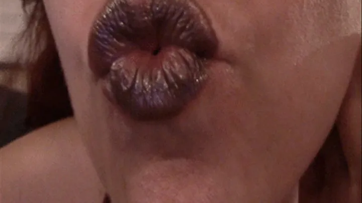 Puckering Kisses in Dark Brown Lipstick--10 18 14--MVI 6673