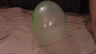 Popping Green Balloon with Toenails--10 30 14--MVI 6833