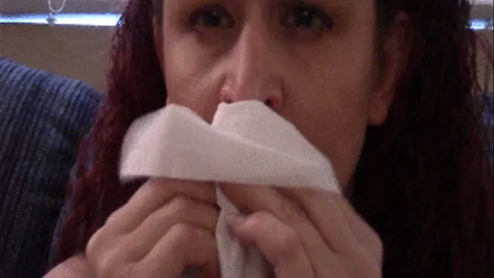 Nose Blowing in Kleenex--6 19 14--MVI 6041