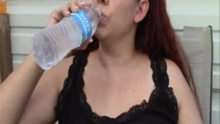 Drinking Water and Energy Drink Showing Neck-9 15--MVI 7036