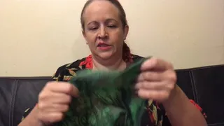 Nose Blowing in Green Handkerchief- 10 8 21