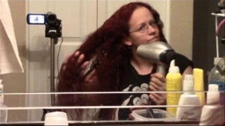 Blow drying hair easer