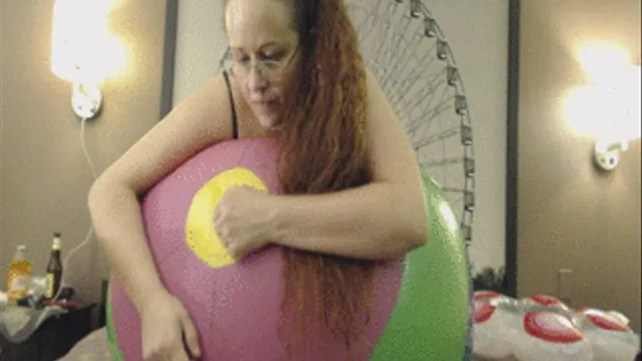 Deflating Striped Beach Ball - 4 1 14--Video 16