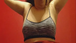 Napping Giantess Finds Tiny Lady in her Bra--4 29-15- Video 43