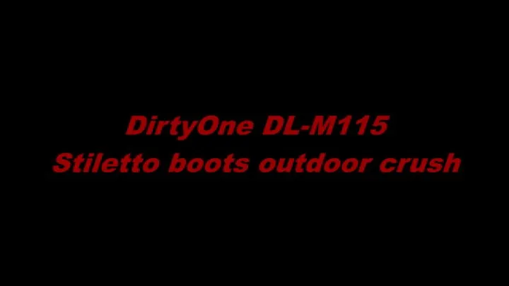 DirtyOne DL-M115 Stiletto heel boots Outdoor crush