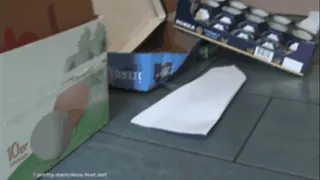 Cardboard boxes crushing 3