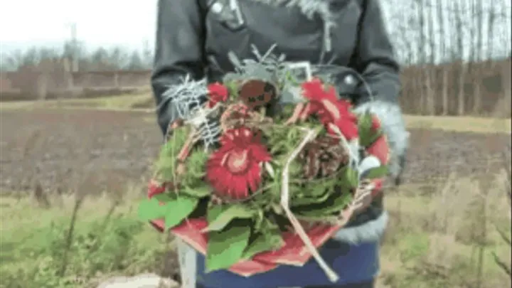 Flowers and Waste under wedges Boots