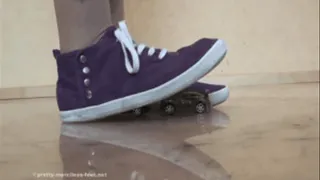 Two cars under ugly Sneakers