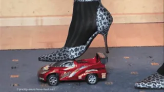 Poor Car under Stilettos