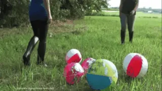 Waterballs under Ridingboots