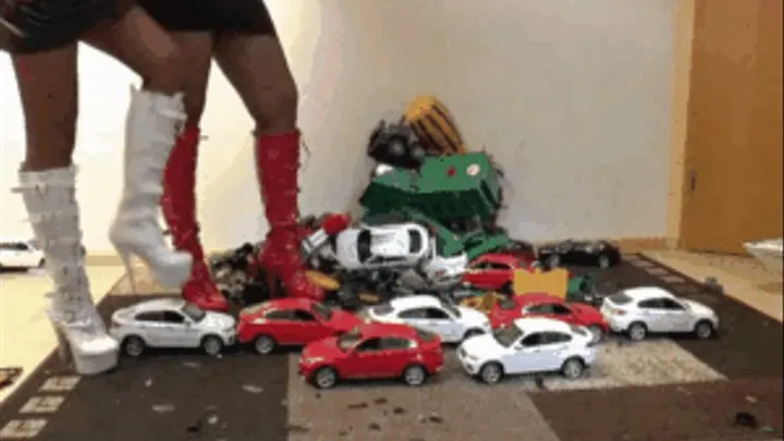 Toy car crushing at its best - Part 3 of 3