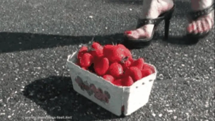 Strawberries under sweet Heels