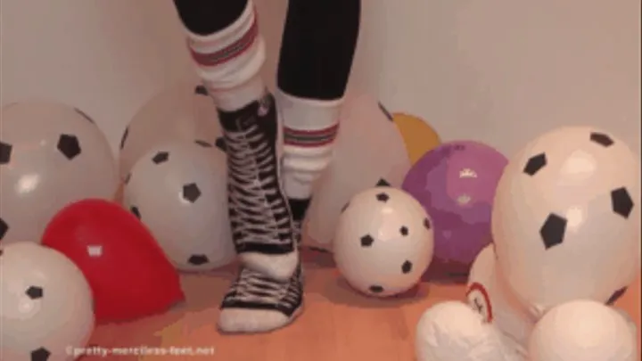 Balloons under sweet Burton Socks