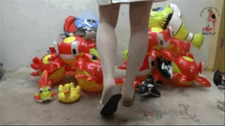Inflatables under Heels