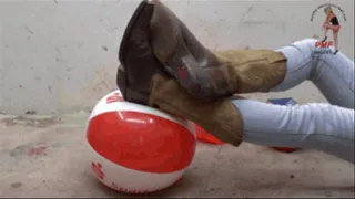 Inflatables under Cowboy Boots