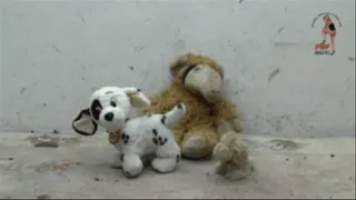 Stuffed Toys under cruel Boots