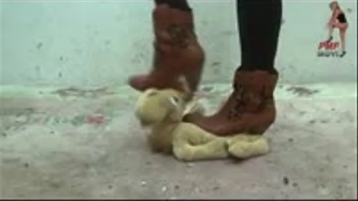 Stuffed Camel under Boots