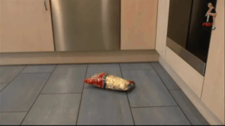 Popcorn on the floor