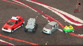 Cars crushed under Boots