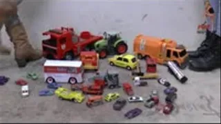 Toy Car under cruel Boots 2