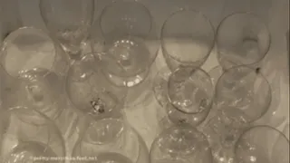 Glasses crushed in Box