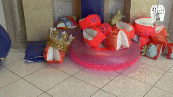 Inflatables under Boots and Sneakers