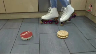 Cakes under Roller Skates