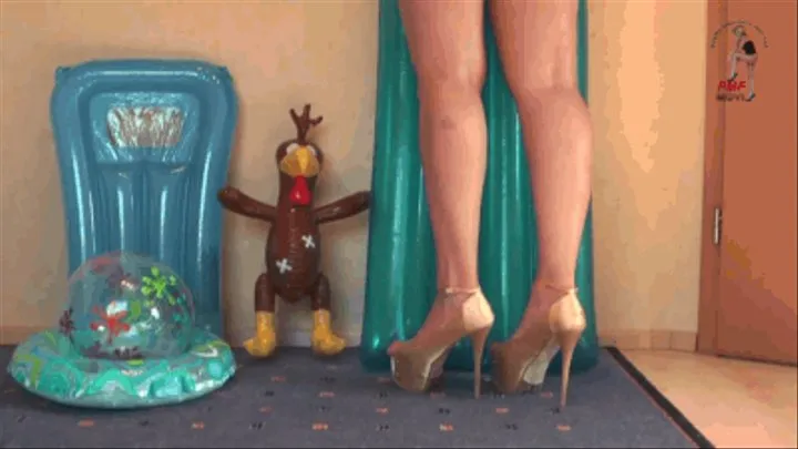 Inflatables under High Heels 3