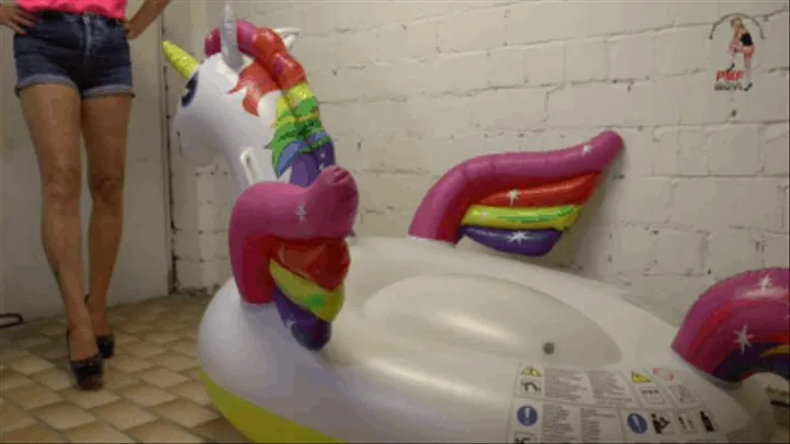 Inflatables Unicorn under Lady B