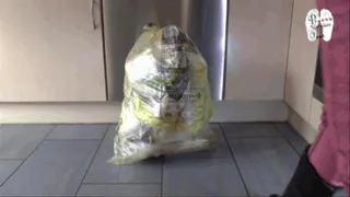 Trash bag crushing 34