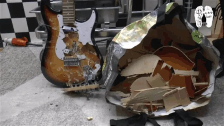 Shredding the remains from Guitars 2