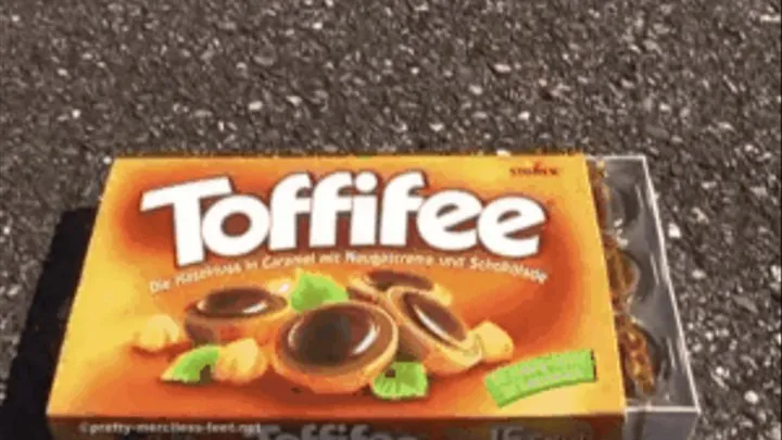 Toffifee under Inlineskates