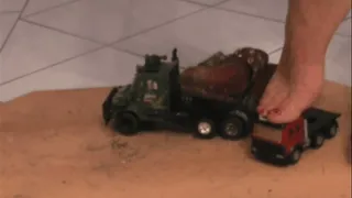 Truck vs wooden Clog