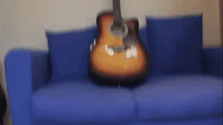 Brand new Guitar crushed by two Ladys