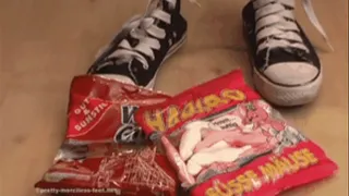 Candy under Chucks