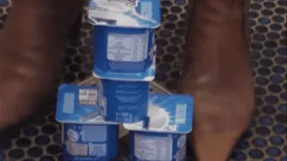 Yogurt under old Cityboots