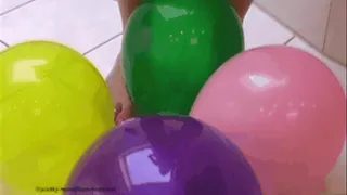 Baloons under Feet and Heels