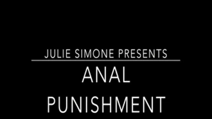 Anal Punishment DVD download